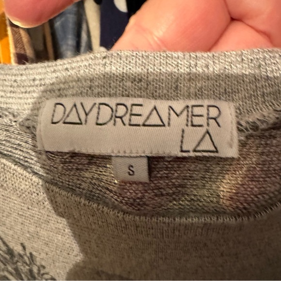 Revolve Daydreamer floral skull transfer print pull over top - Picture 15 of 15